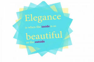 Quote about elegance and beauty