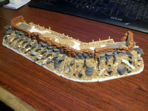 Sand bag, gun pit, trench: Scenery Terrain, Games Terrain, Wargaming ...