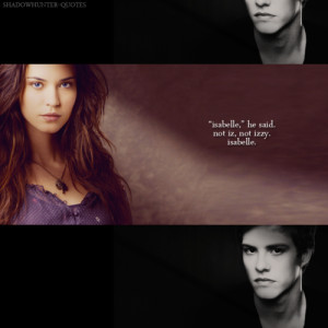 -quotes:odette yustman as isabelle lightwood and *xavier samuel ...