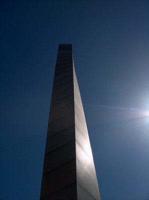 Installed in 1974, the 120-foot pylon puzzled many until mayor Coleman ...
