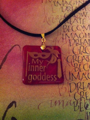 50 Shades of Grey fans!! My Inner Goddess Sandcarved Pendant by ...