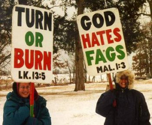 Yes, Christian religions teach people to hate homosexuals
