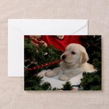 Tree Trimming Golden Puppy for