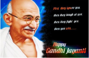 ... Gandhi Jayanti 2013 Hindi & English SMS | Wishes , Quotes, Greetings
