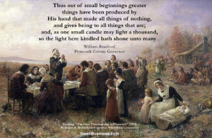 Thanksgiving Monday Morning Motivational Quote from the 1620s