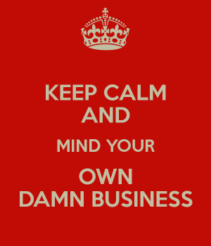 Mind Your Own Business Calm