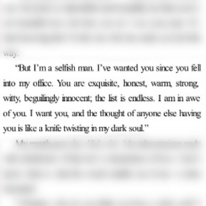 FIFTY SHADES OF GREY QUOTES PART 2!