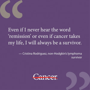 Cristina Rodriguez is a 30-year-old non-Hodgkin's lymphoma fighter ...