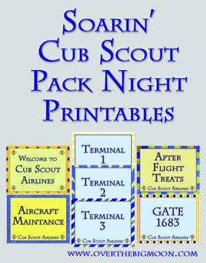 Soarin’ Themed Cub Scout Pack Night