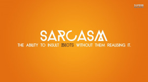 Sarcasm wallpaper 1366x768