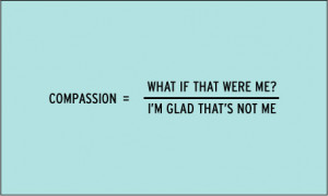 Compassion quote, graphic, infographic
