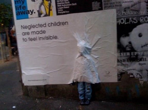 Images neglected children are made to feel invisible x picture quotes ...