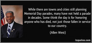 While there are towns and cities still planning Memorial Day parades ...
