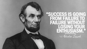 Lesson in Persistence from Abraham Lincoln