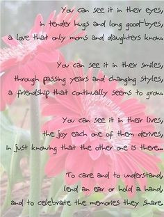 Quotes About The Love A Mother Has For Her Daughter ~ Awesome Daughter ...
