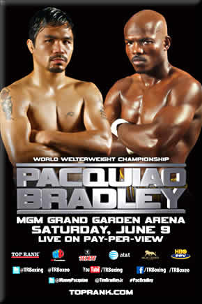 Manny Pacquiao vs. Timothy Bradley on June 9, 2012