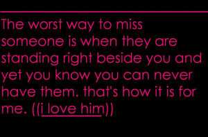 The Worst Way To Miss Someone