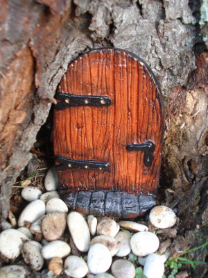 Fairy Door (KIT) with Step. The Leddiq door. - Fairy Garden Kit - Die ...