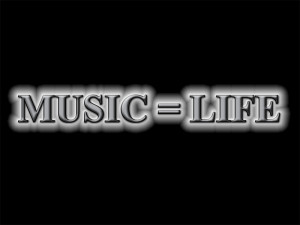 Music Equals Life Wallpaper...