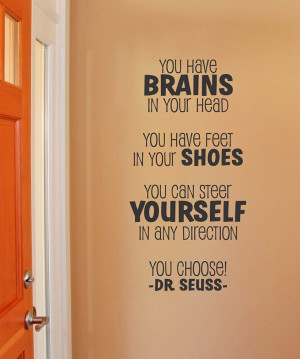 ... one of my favorite childrens' books! Black 'Steer Yourself' Wall Quote