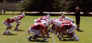... is slowly eliminating all non-offensive line positions from football