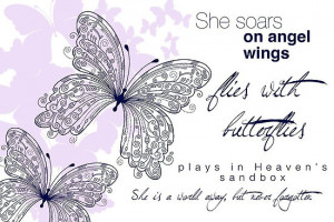 She Soars On Angel Wings