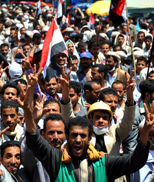 ... President Ali Abdullah Saleh in Sana'a, Yemen, 20 September 2011