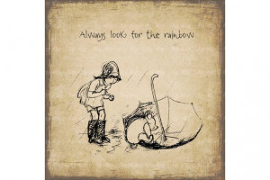 Winnie the Pooh Rainy day Quote - digital image -quote graphic ...