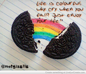 colourful, cute, life, quote, quotes