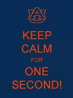 Keep Calm for One Second.