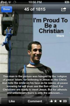 proud to be a Christian