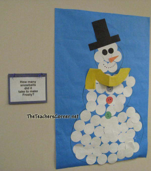 Winter Sayings For Bulletin Boards Snowballs bulletin board