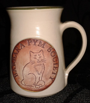 11 oz. ceramic mug with the Barbara Pym Society's 