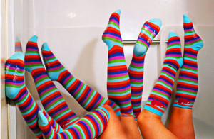 Funny Socks Rainbow stripey socks
