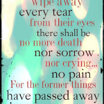 Mark 8:34 Fruit Faith Wipe Away Tears