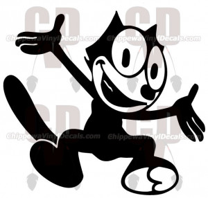 ... Pictures felix the cat cartoon decal cartoon sticker car decal comic
