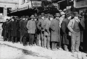 Above: Bread line in the Bowery, New York City (c. 1910) / Library of ...