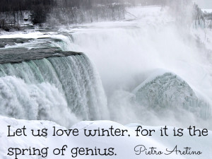 Pietro Aretino quote about winter