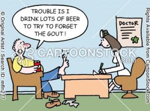 Try to forget about gout.