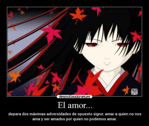 Carteles y Desmotivaciones de jigoku shoujo enma ai hell girl anime