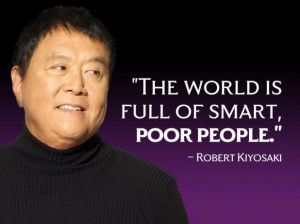 the world is full of smart poor people