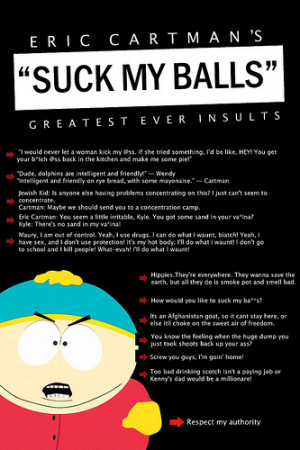 Eric cartman quotes poster by christo joseph