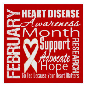 Support Heart Disease Awareness Month Print