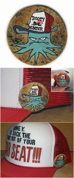 Squidbillies Hats Early cuyler pin (and hat)