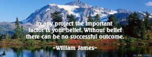 ... successful outcome. - William James #quotes James Of Arci, Projects