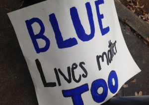 Supporters who rallied outside the Houston Police Department