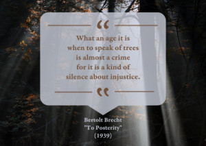 Zeitgeist quote by Bertolt Brecht
