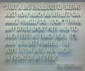 Bill Bowerman Track Quote - Nike Store, Las Vegas, Nevada