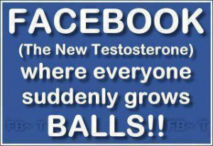 Facebook the new testosterone