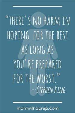 ... Quotes, Stephen King Quotes, Prep Quotes, Preparedness Quotes, Guarded
